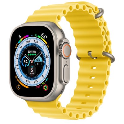 Apple Watch Ultra GPS + Cellular 49mm Titanium Case with Yellow Ocean Band 51437 фото